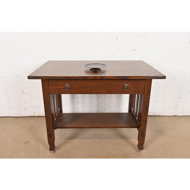 Tiffany Studios New York Bronze Footed Charger Plate or Tray With Greek Key Design For Sale - Image 10 of 11