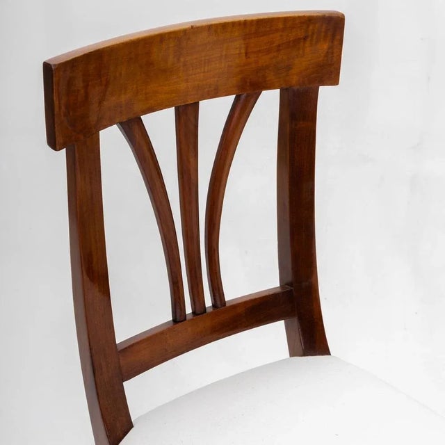 Early 19th Century Biedermeier Dining Chairs, Germany, 1820s, Set of 3 For Sale - Image 5 of 6