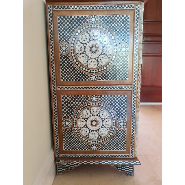 Oriental Mosaic Mother Pearl Chest For Sale - Image 9 of 11