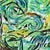Abstract Twist on Starry - Original Pop Street Art Acrylic Painting on Newspaper by Gary John For Sale - Image 3 of 6