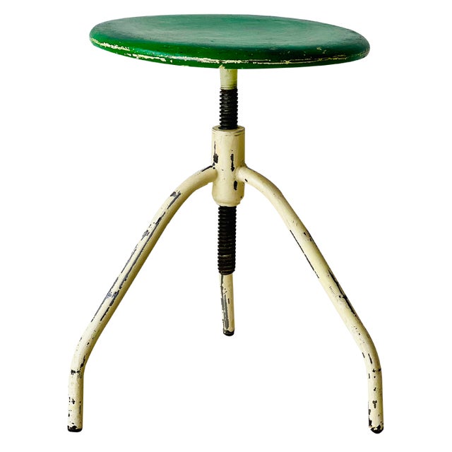 Vintage Industrial Stool, 1970s For Sale