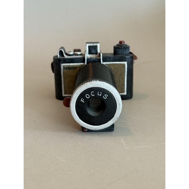 Vandor Pelzman Designs Cast Resin 35 Mm Camera Letter Card Holder Organizer Vintage For Sale - Image 4 of 13