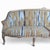 Early 20th Century French-Style Carved Wood Sofa With Striped Upholstery For Sale - Image 13 of 18