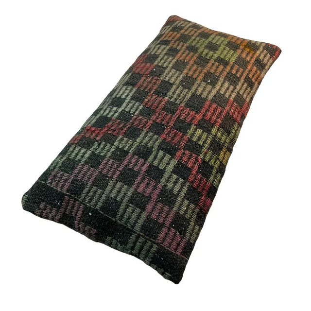 Vintage Turkish Kilim Cushion Cover, 1970s For Sale - Image 9 of 12