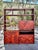Mid-century Danish modern herringbone room divider or wall unit. A versatile piece that is suitable as a dry bar, a desk,...
