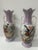 Polychrome Porcelain Vases, 19th Century, Set of 2 For Sale - Image 17 of 18