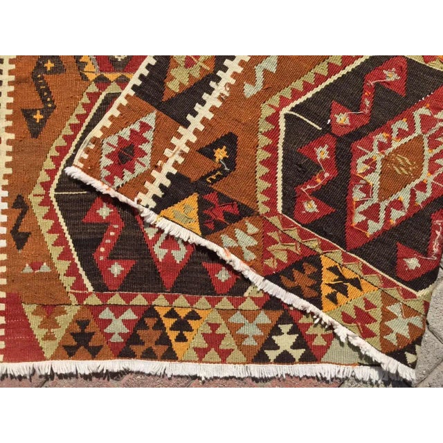 Vintage Turkish Kilim Rug Chairish