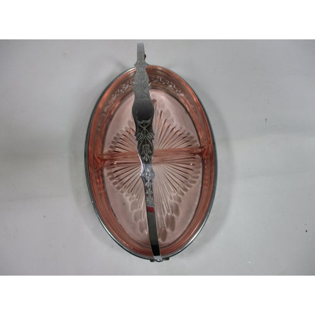 1930s Art Deco Relish Serving Dish For Sale - Image 6 of 11