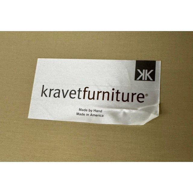 Textile White Kravet Furniture Company Large Living Room Sofa (2 Available) For Sale - Image 7 of 9