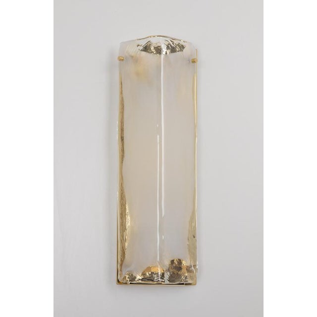 Glass Mid-Century Murano Glass Wall Sconce from Kalmar, Austria, 1960s For Sale - Image 7 of 14