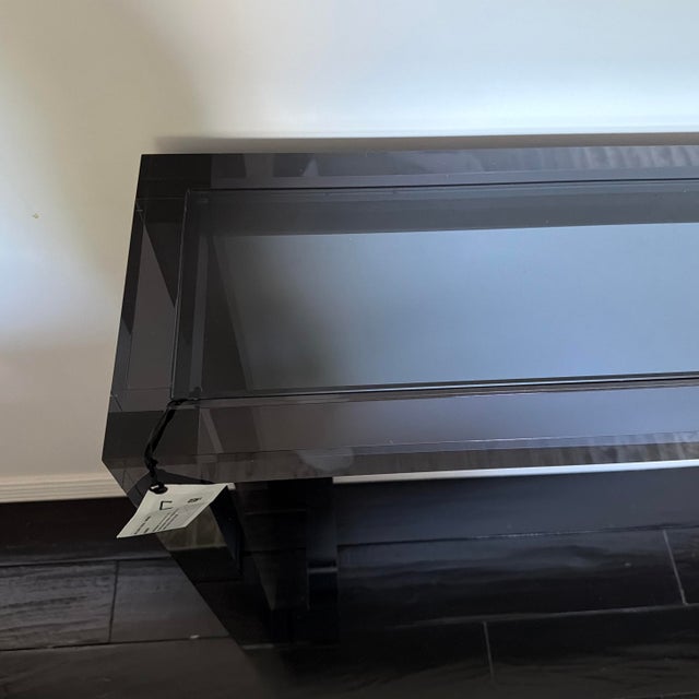 Interlude Home Ava Sofa Table Console in Smoke Color For Sale - Image 11 of 12