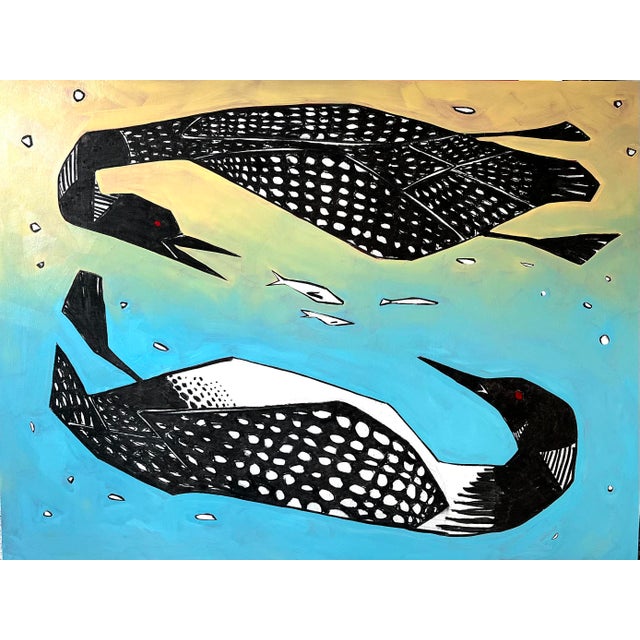 The Hunt by James Mattison, Oil on Wood Canvas, 2024 For Sale