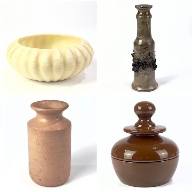 Top 20 Shades of Umber Vintage Ceramics Instant Collection For Sale - Image 10 of 18