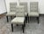 Traditional Crate & Barrel Tufted Parsons Dining Chairs, Set of Four For Sale - Image 3 of 12