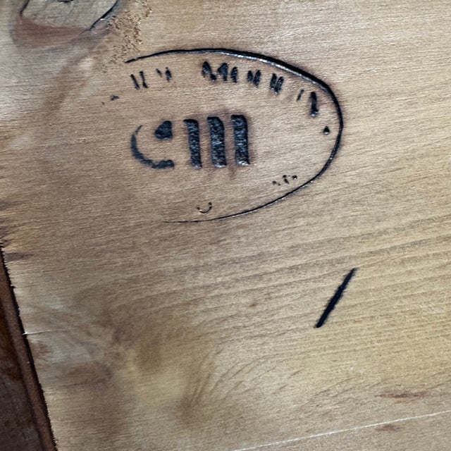 Brown Louis XVI Style Bedside Tables, 1950s, Set of 2 For Sale - Image 8 of 15