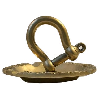 Vintage Scandinavian Nautical Bronze Cigar Ashtray, 1950s For Sale