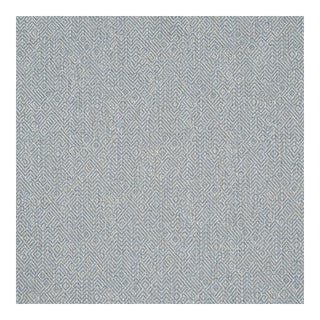Schumacher Leona Performance Fabric In Blue For Sale