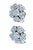 2010s 1.8 Carat Diamond Flower/Cluster Stud Earring 18 Karat White Gold, A Pair For Sale - Image 5 of 18