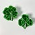 English 1960s Vintage Boho Chic Hollywood Regency Shamrock Salt & Pepper Shakers - A Pair. For Sale - Image 3 of 10