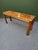 Mid-Century Modern 1980's Lane Furniture Bookmatched Burlwood Parsons Console Table For Sale - Image 3 of 10