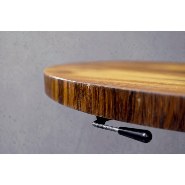 Vintage German Round Rosewood Coffee Table from Ilse Möbel, 1970s For Sale - Image 13 of 16