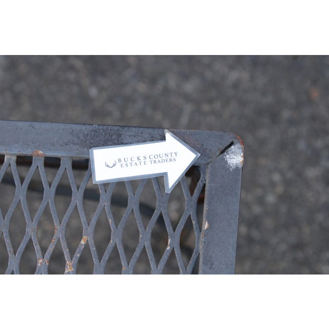 Vintage Wrought Iron Outdoor Coffee Table For Sale - Image 18 of 18