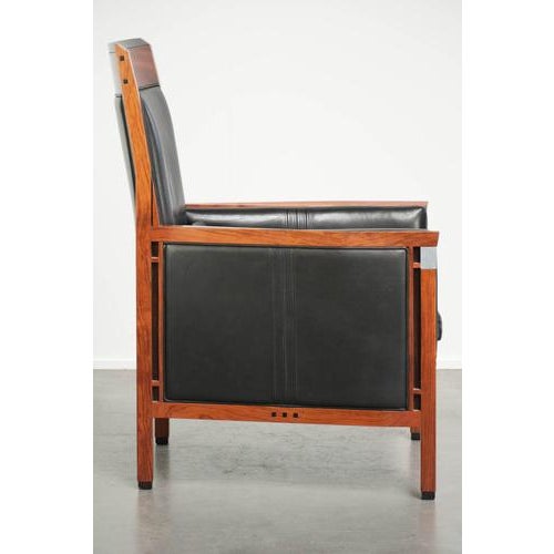 Art Deco Decoforma Series Lounge Chair in Cowhide Leather from Schuitema For Sale - Image 3 of 15