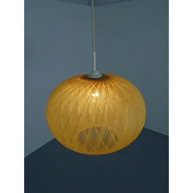 Spun Fiberglass Pendant Lamp, Germany, 1960s For Sale - Image 4 of 18