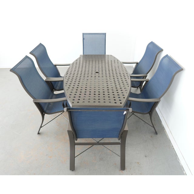 Woodard Patio Dining Set For Sale - Image 12 of 16