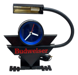 Budweiser Beer Sign with Clock, USA, 1980