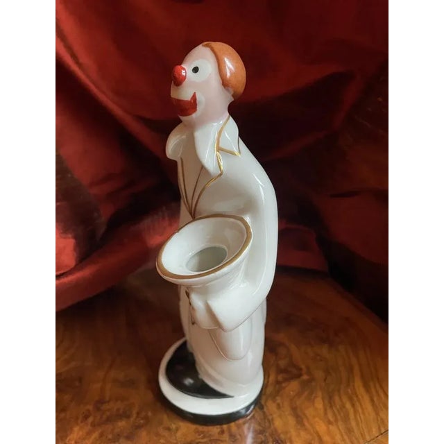 Art Deco Porcelain Figure Clown from Robj, France, 1920s For Sale - Image 10 of 13