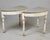Late 19th Century Painted Swedish Demilune Console Tables - Pair For Sale - Image 11 of 12