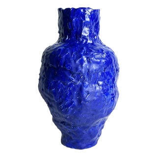 Every Day Blue Collection Textured Vase 02 by Anna Demidova For Sale