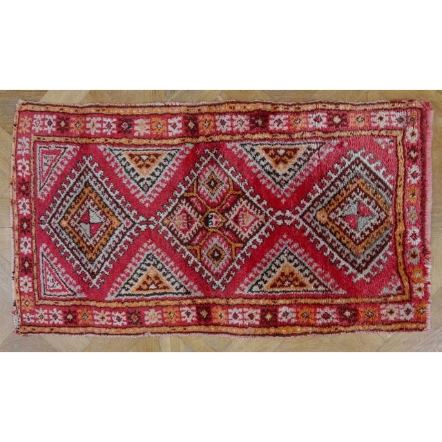 Textile Nomadic Rug in Wool For Sale - Image 7 of 7