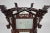 Large Antique Asian Carved Wood Lantern with Dragons & Painted Glass Panels, 1900s For Sale - Image 13 of 18