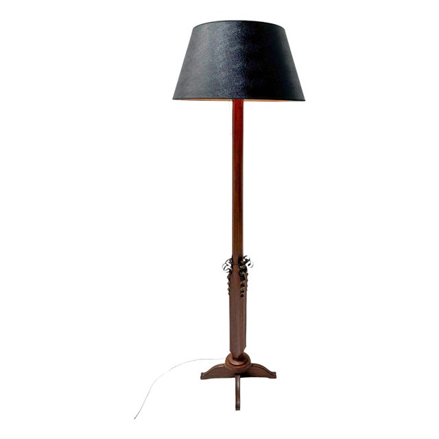 Art Deco French Floor Lamp, 1930s For Sale