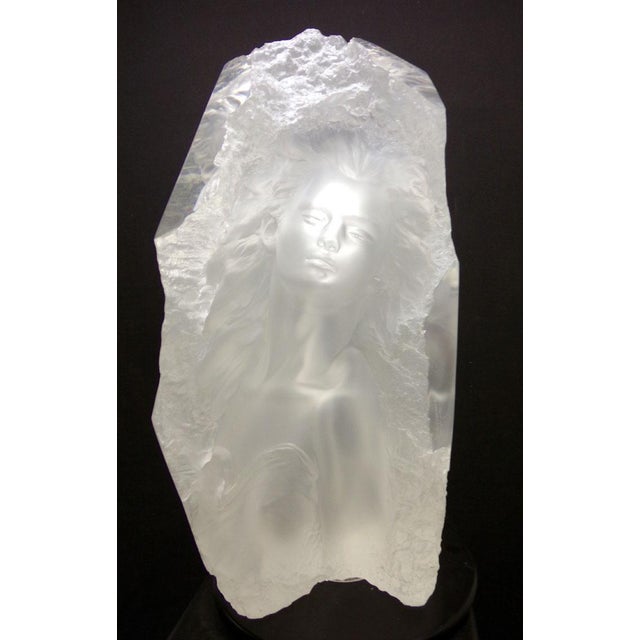 Michael Wilkinson "Lodestone" Acrylic Sculpture Hand Signed For Sale - Image 4 of 9