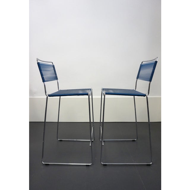 Set of Spaghetti High Stools, 1980s For Sale - Image 9 of 9