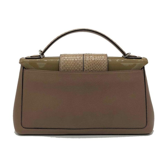 Late 20th Century Late 20th Century Cartier Classic Beige Feminine Line Top Handle Bag For Sale - Image 5 of 11