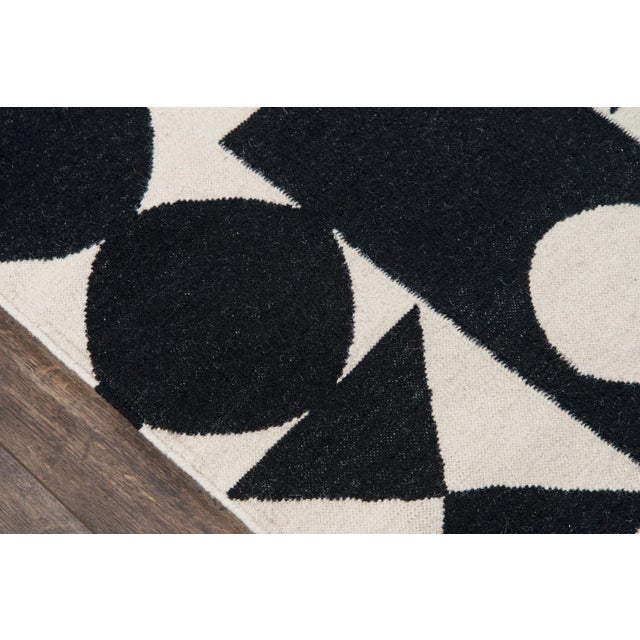 Contemporary Novogratz by Momeni Topanga Roberta in Black Rug - 4'X6' For Sale - Image 3 of 7