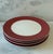 Set of 4 Pagnossin Treviso Spa Rust Ironstone Dinner Plates For Sale - Image 4 of 8