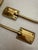 Metal Pair of Vintage Hollywood Regency Solid Brass Curtain Tiebacks For Sale - Image 7 of 9