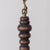 Brown 1940s harles Dudouyt French Carved Wood Style Chandelier For Sale - Image 8 of 12