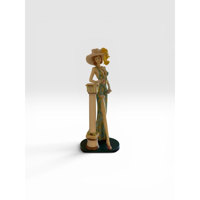 1980s Vittorio Tessaro Lady Figurine For Sale - Image 4 of 5