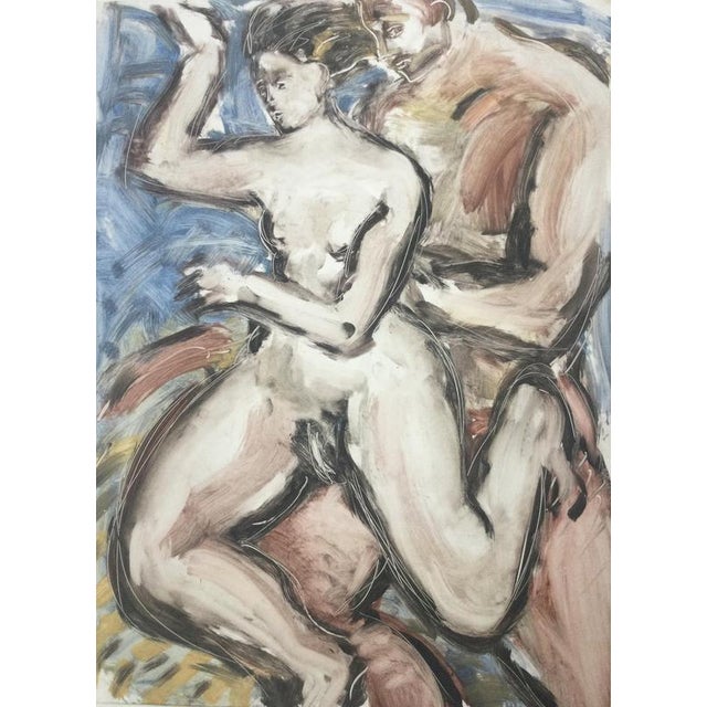 Romain Suzzoni, Entwined Couple, Monotype For Sale - Image 4 of 5