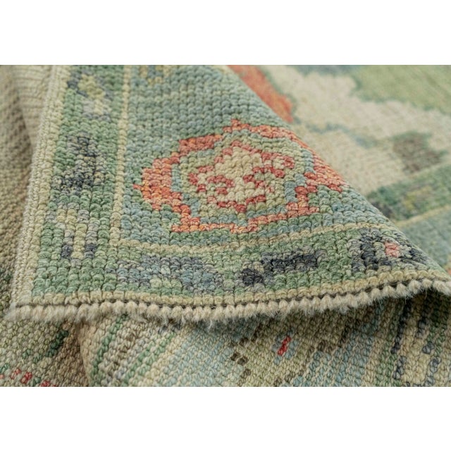 Turkish Oushak Rug 2'10" x 5' #20211 For Sale In Houston - Image 6 of 8
