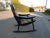 1950s Scandinavian Black Rocking Chair, 1950s For Sale - Image 5 of 9