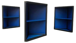 Vintage German Postmodern Profilsystem Corner Container Cabinets by Elmar Flötotto for Flötotto, Set of 3