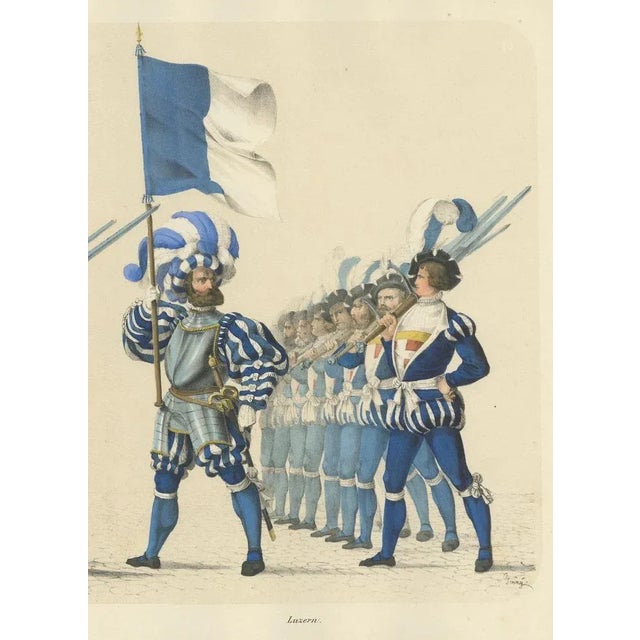 Mid 19th Century The Cantons Unterwalden and Lucerne, 1855, Print For Sale - Image 5 of 11