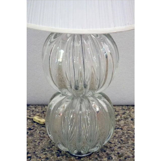 Murano Glass Table Lamp, 1970s For Sale - Image 6 of 9